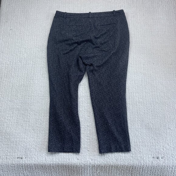Calvin Klein Dark Black & White Dot AOP Dress Pants Women’s Size 14 Read* - Picture 13 of 15